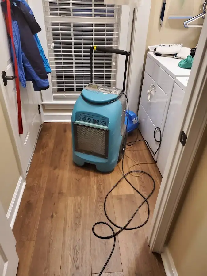Commercial dehumidifier deployed for Flood Damage Cleanup in Mount Horeb