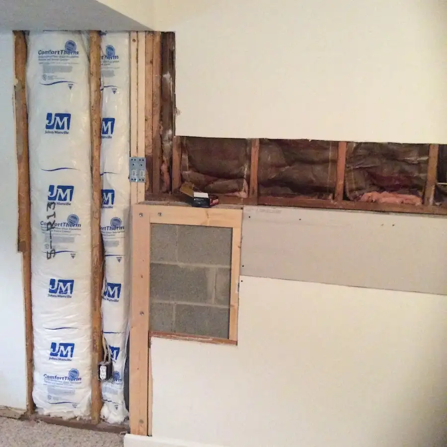 Wall insulation replacement during Structural Drying in Mount Horeb